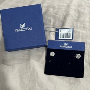 Swarovski Crystal Silver Earrings